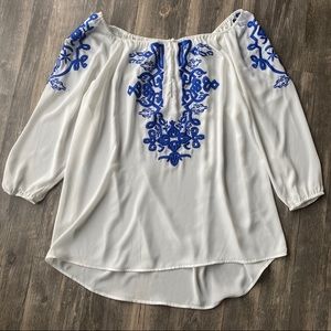 Beatiful Off the Shoulder White Blouse 💙